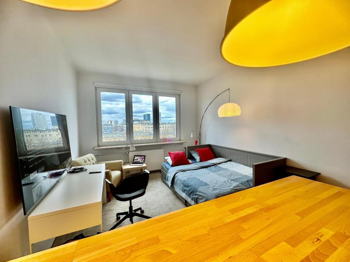 Super Beauty Metro Wifi 65'Tv Netflix Hbo Appletv+ Apartment วอร์ซอ ภายนอก รูปภาพ