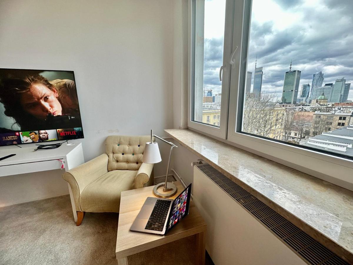 Super Beauty Metro Wifi 65'Tv Netflix Hbo Appletv+ Apartment วอร์ซอ ภายนอก รูปภาพ